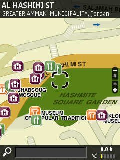 Amman GPS map