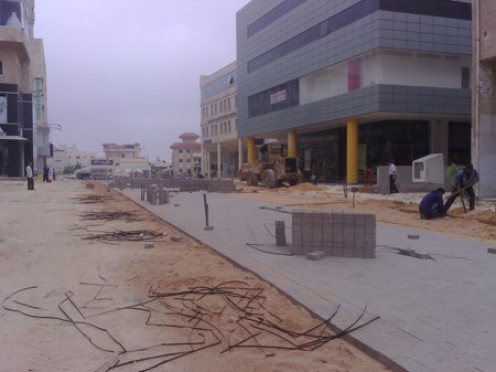New Paving in Wakalat Street in Suweifieh